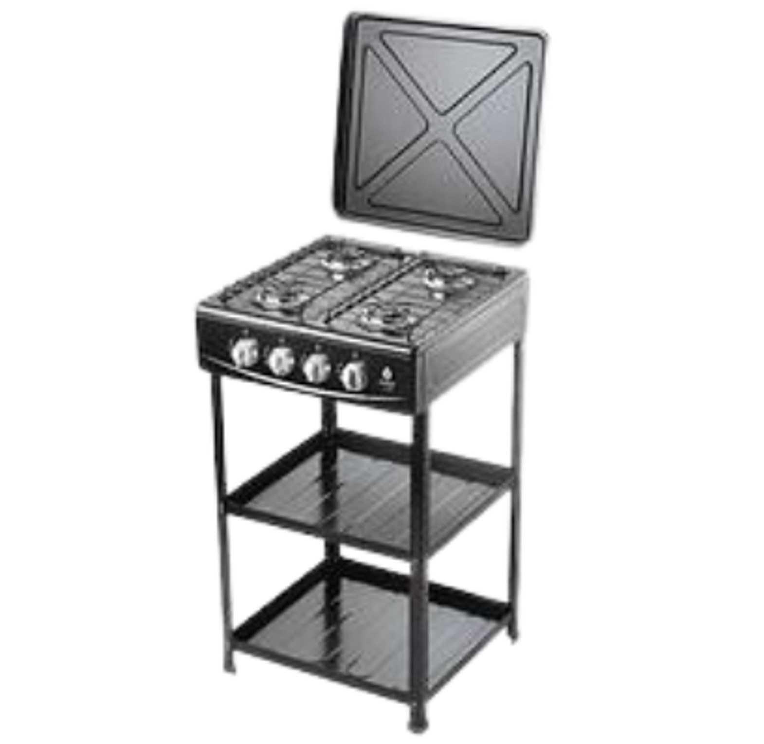 Nunix full gas standing cooker with shelf image