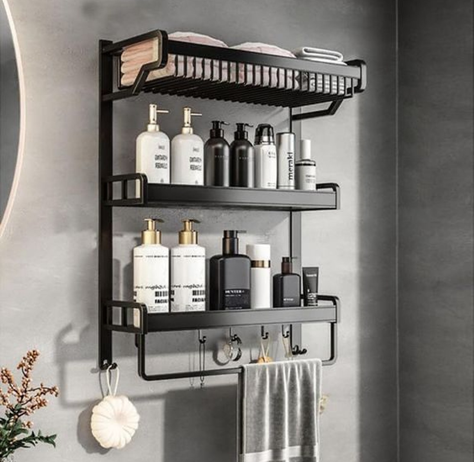 3.Tier Bathroom Storage Rack image