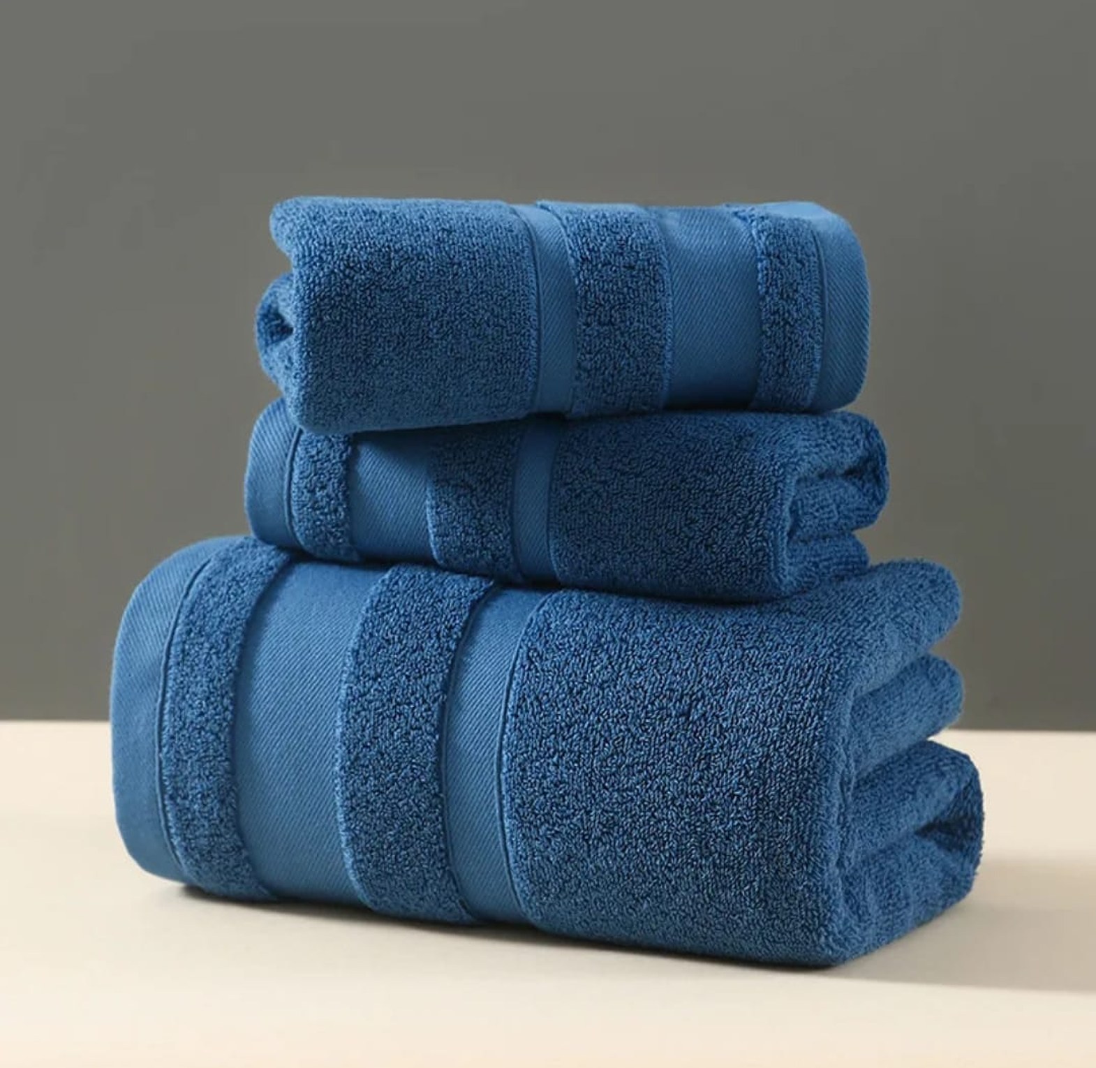 3-Piece Combed Cotton Towel Set image