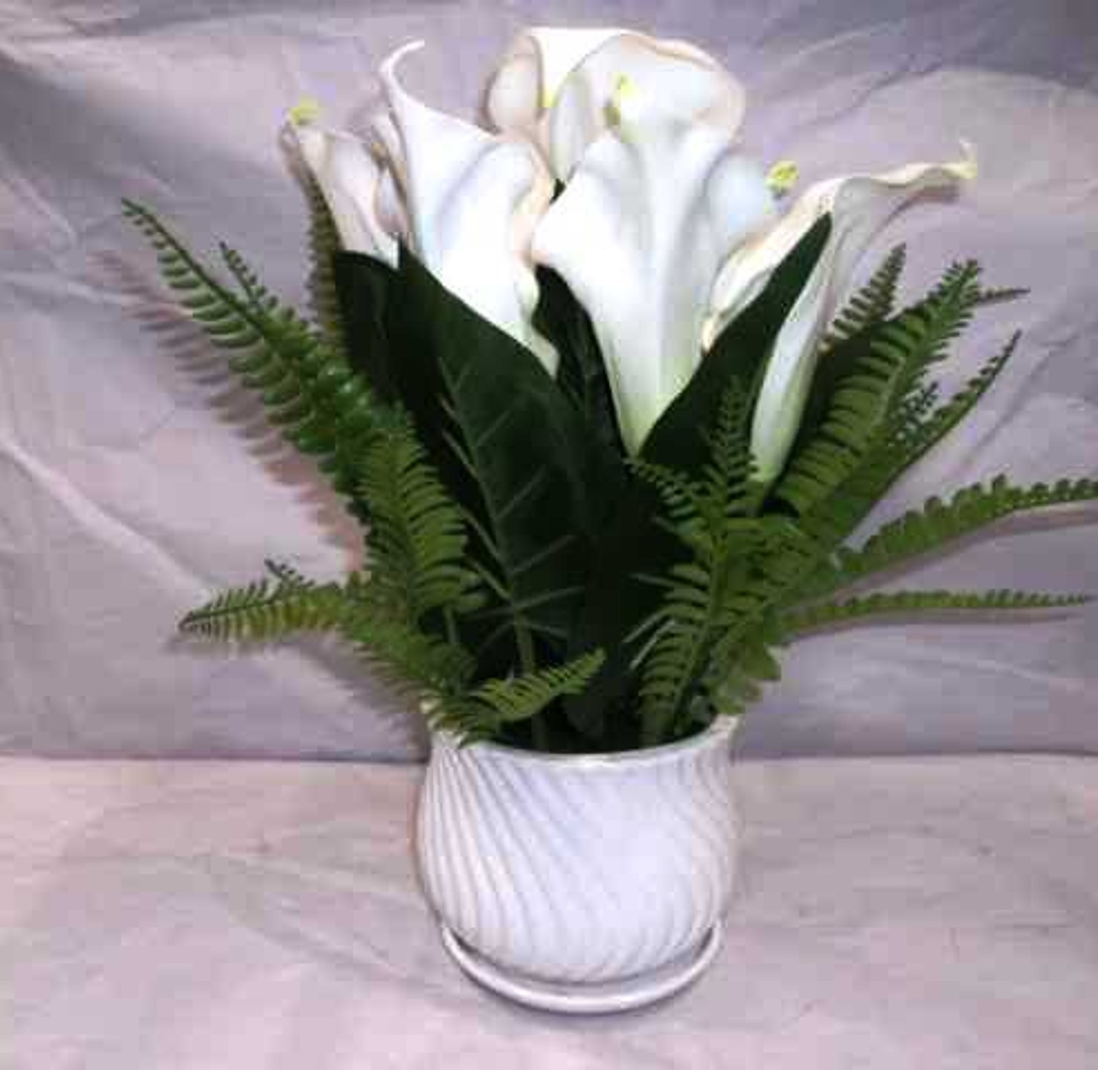 FLOWER ON PLANT POT+COLOR image