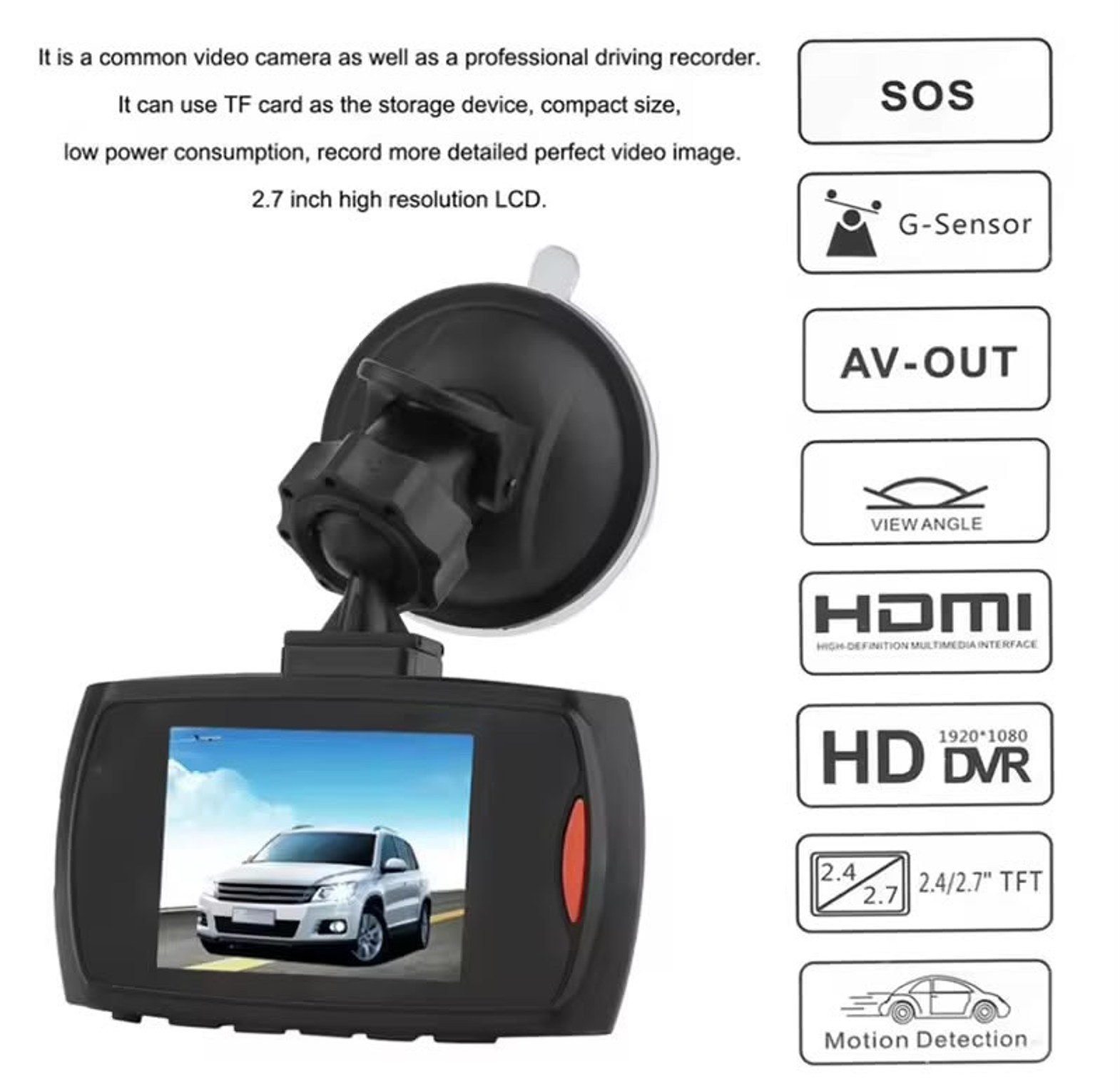 1080P Mini Dash Cam for Cars image