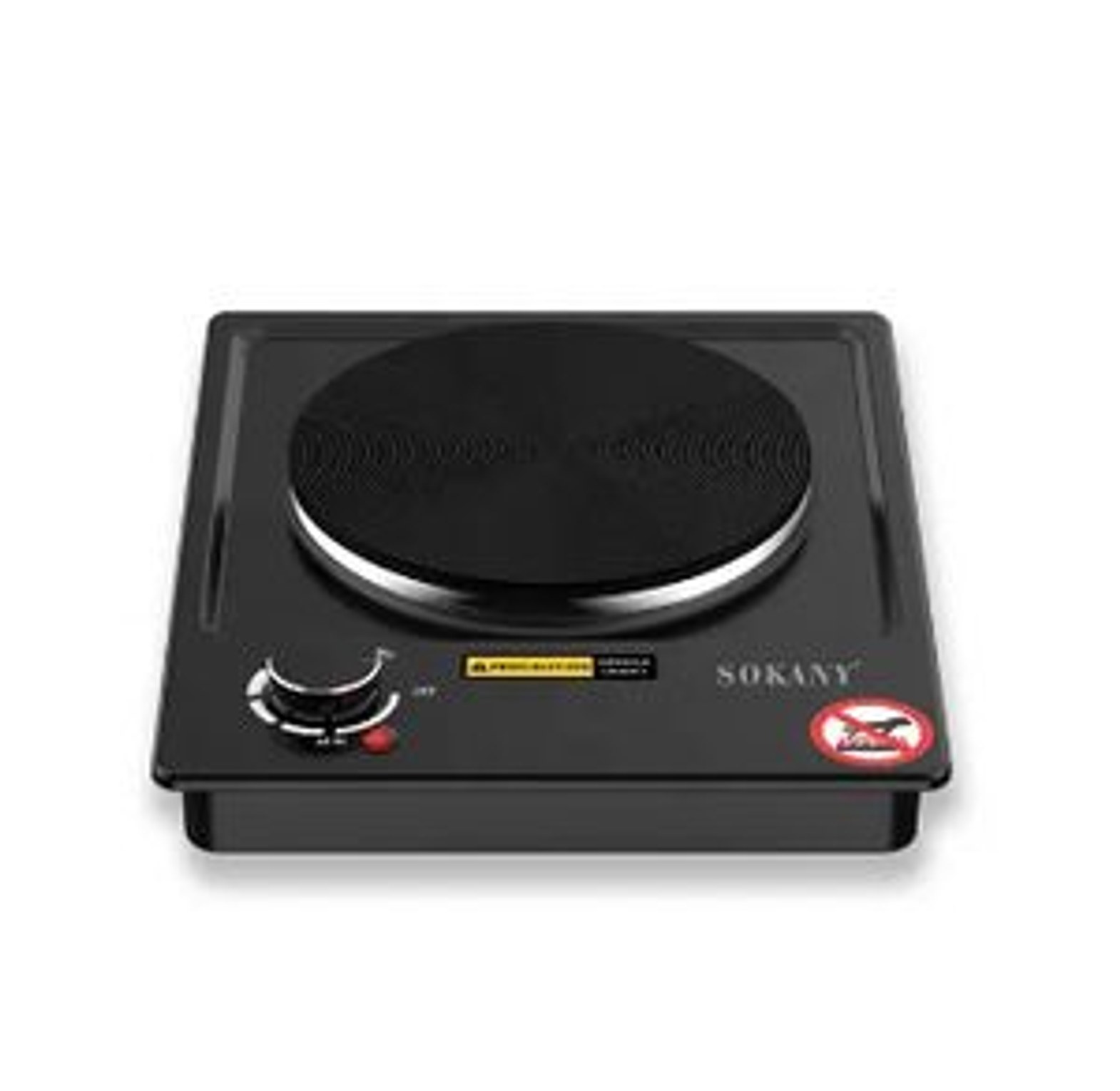 Sokany 1500 watts Single Electric Hot Plate with Adjustable Temperature control image
