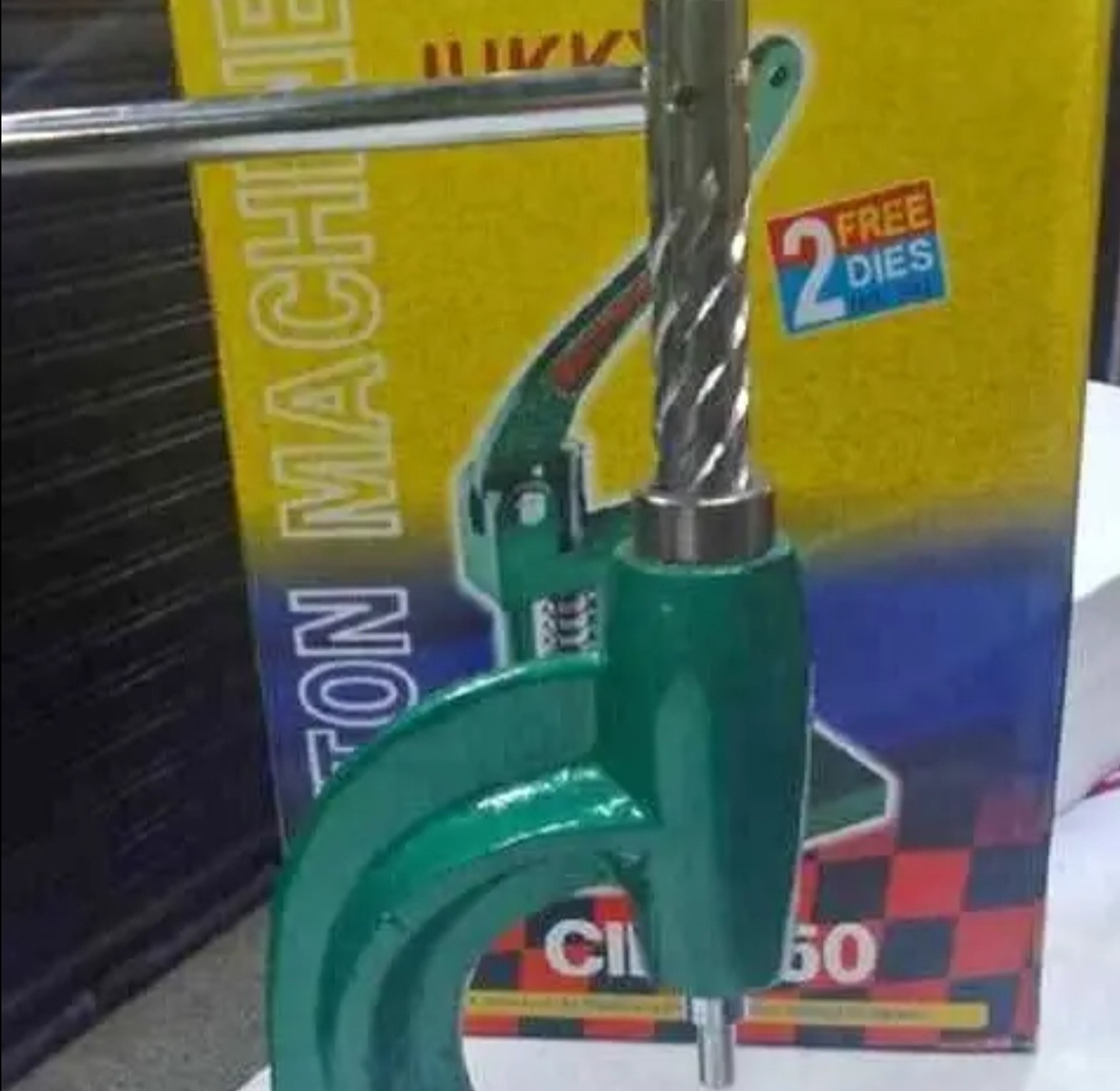 Button press machine  image