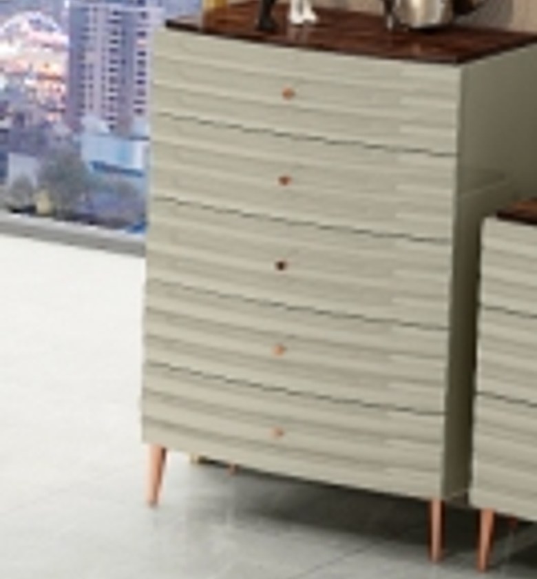 CHEST 5 DRAWER EBONY image