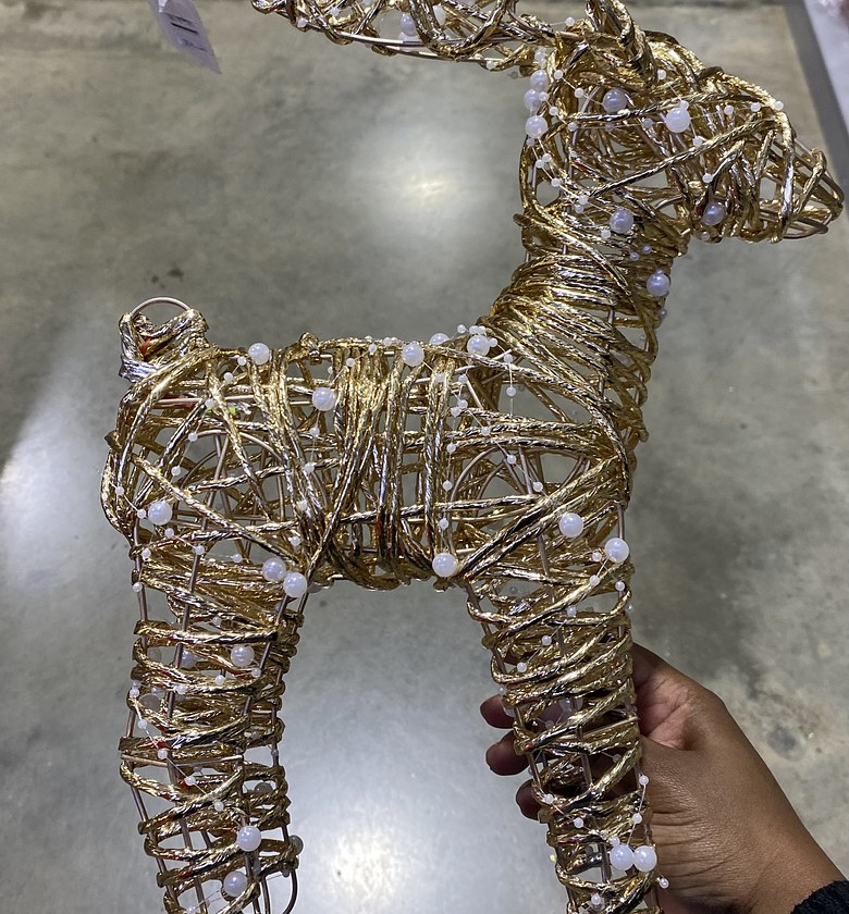 Christmas reindeer ornament decoration  image