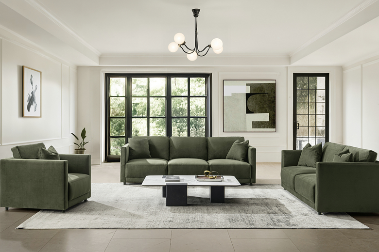 LYRA 7 Seater Fabric Sofa (3+2+1+1) image