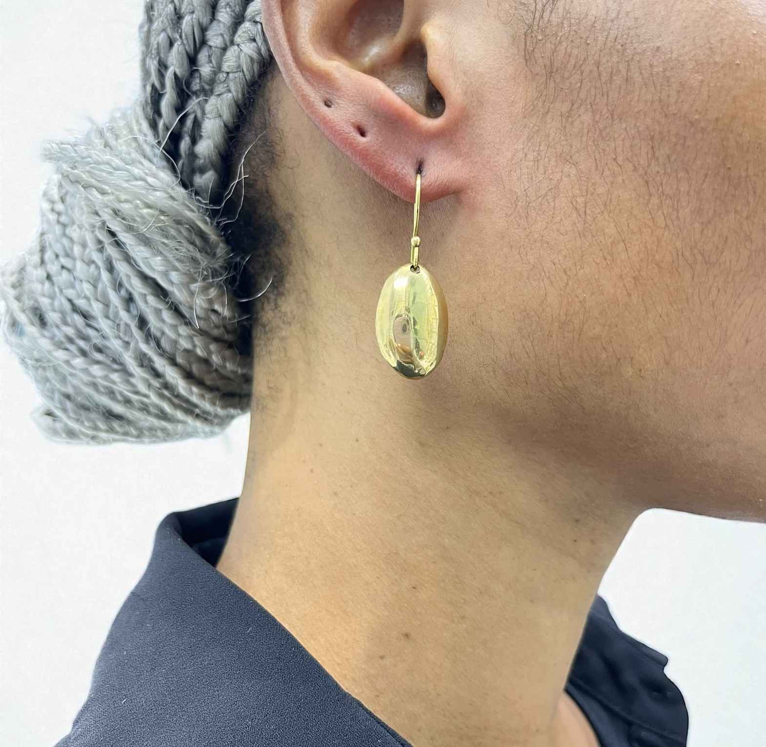 Dangle Brass Earrings image