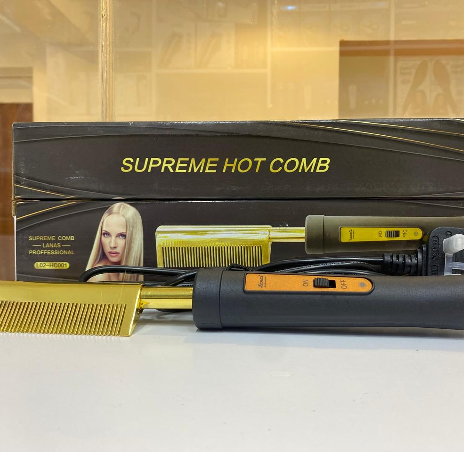 Supreme Hot Comb, hair styling tool Good Quality Yet Long Lasting image