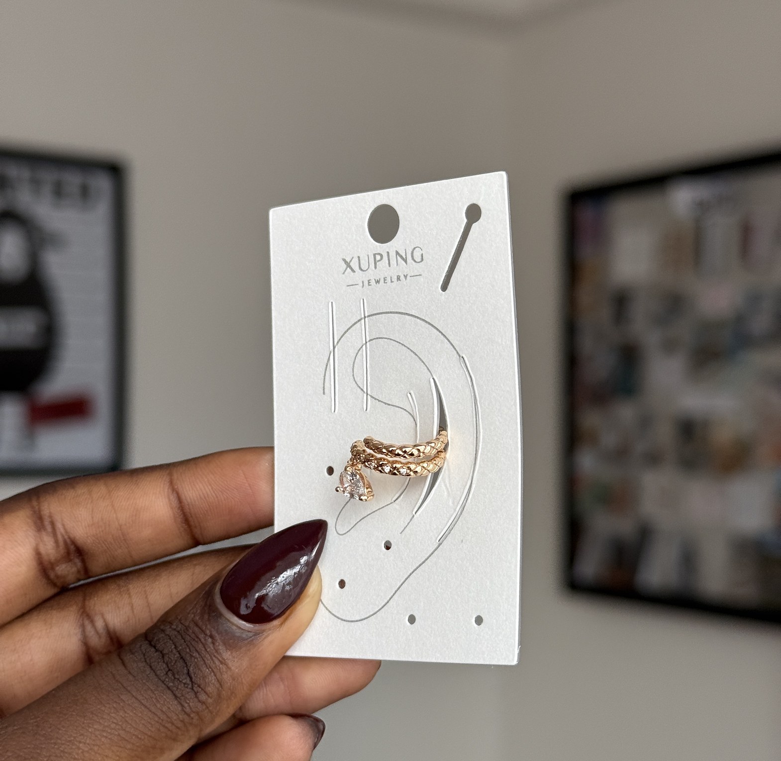 Serpent’s Gaze Wrap Ear Cuff image