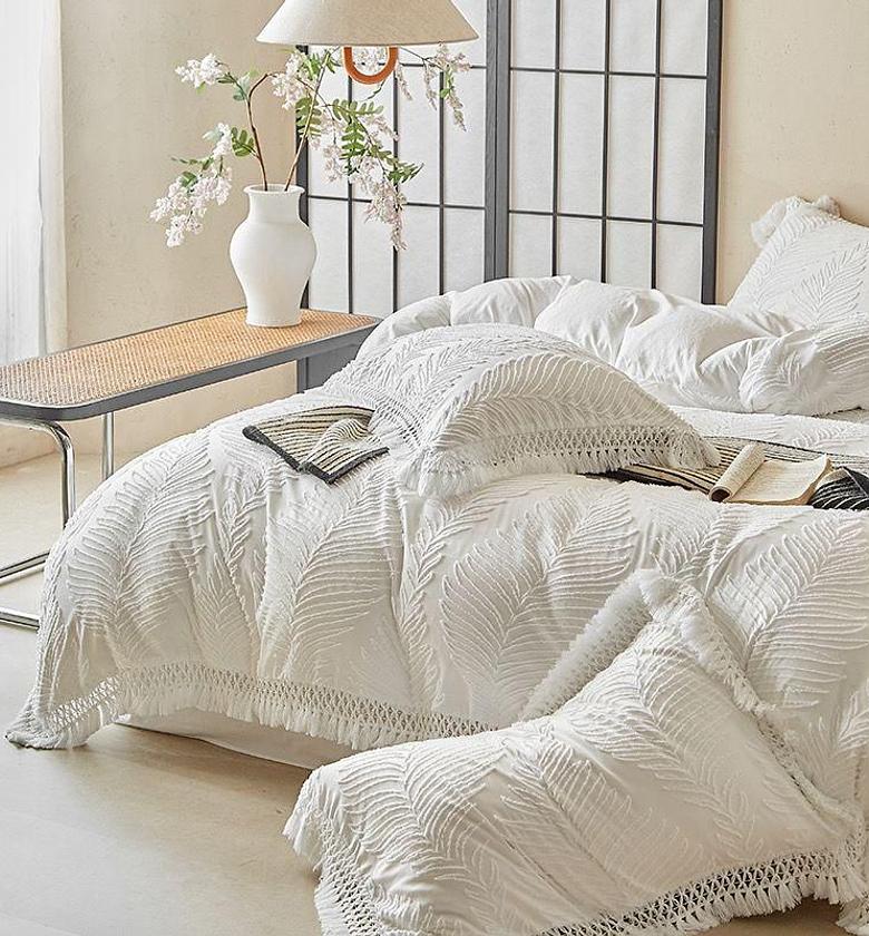 Extra Big Luxury Textured Duvet Cover Set image