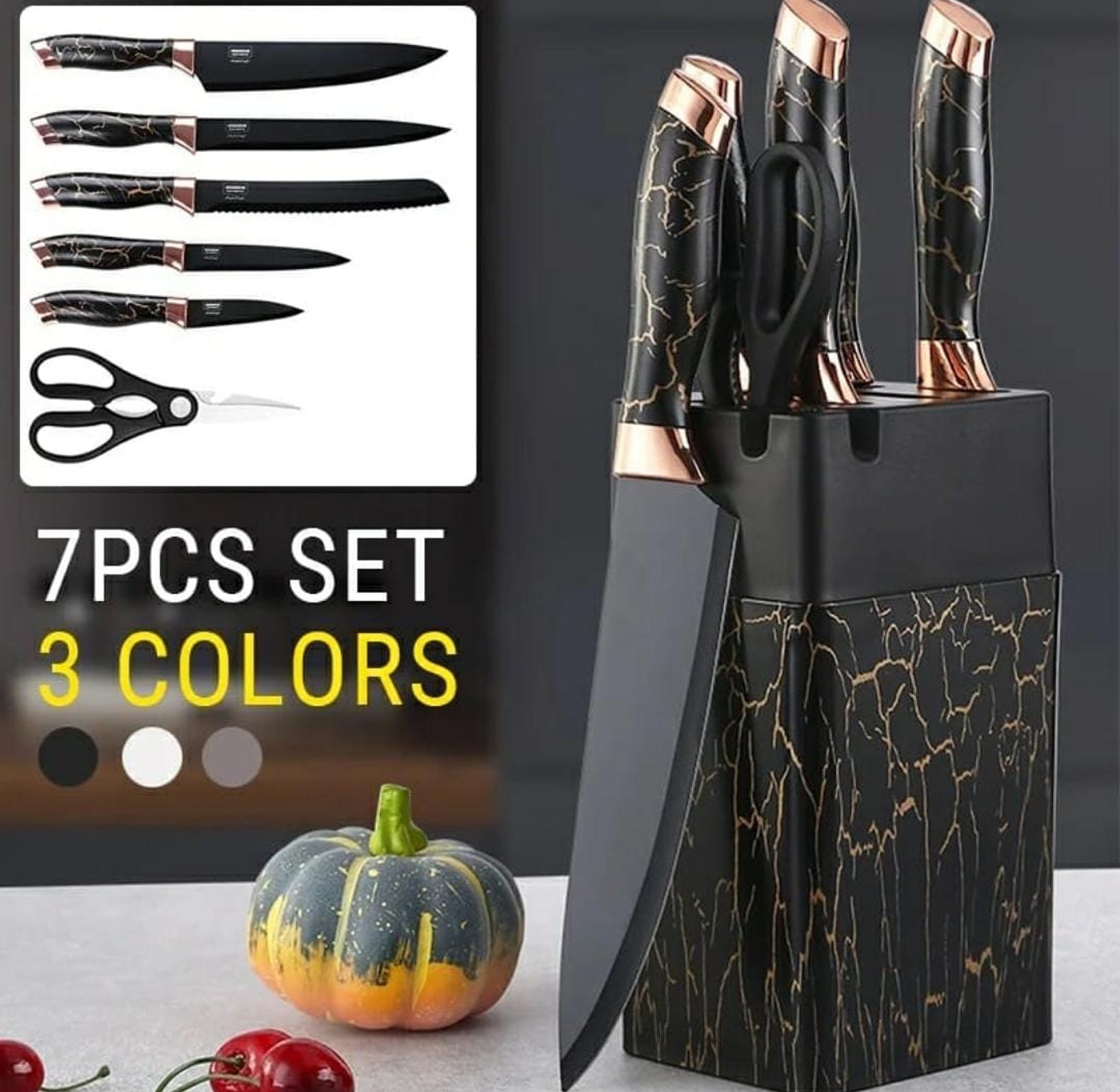7 Pcs Quality Knife Set image