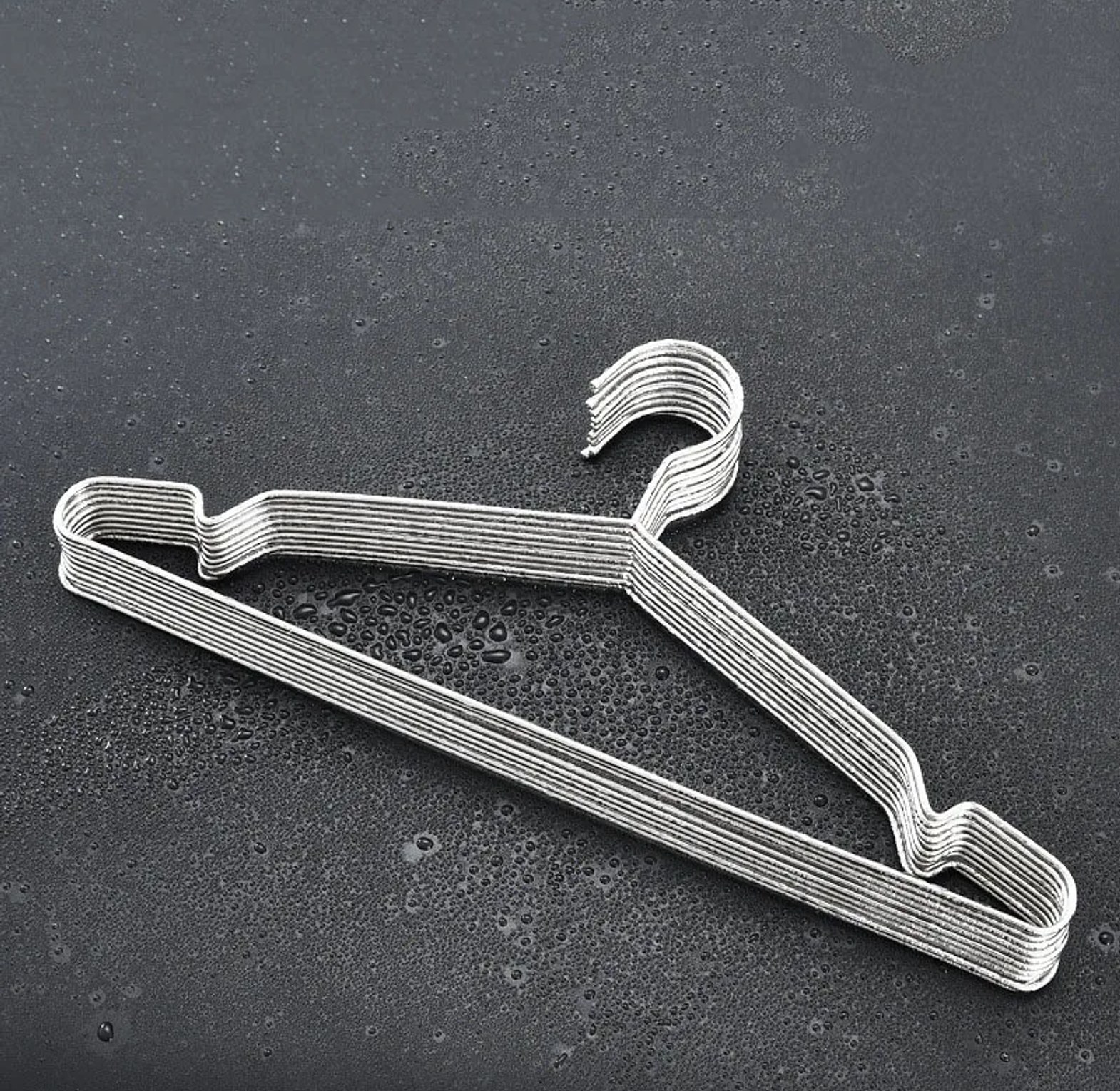 10 Piece Stainless Steel Clothes Hangers, Coat Hangers image