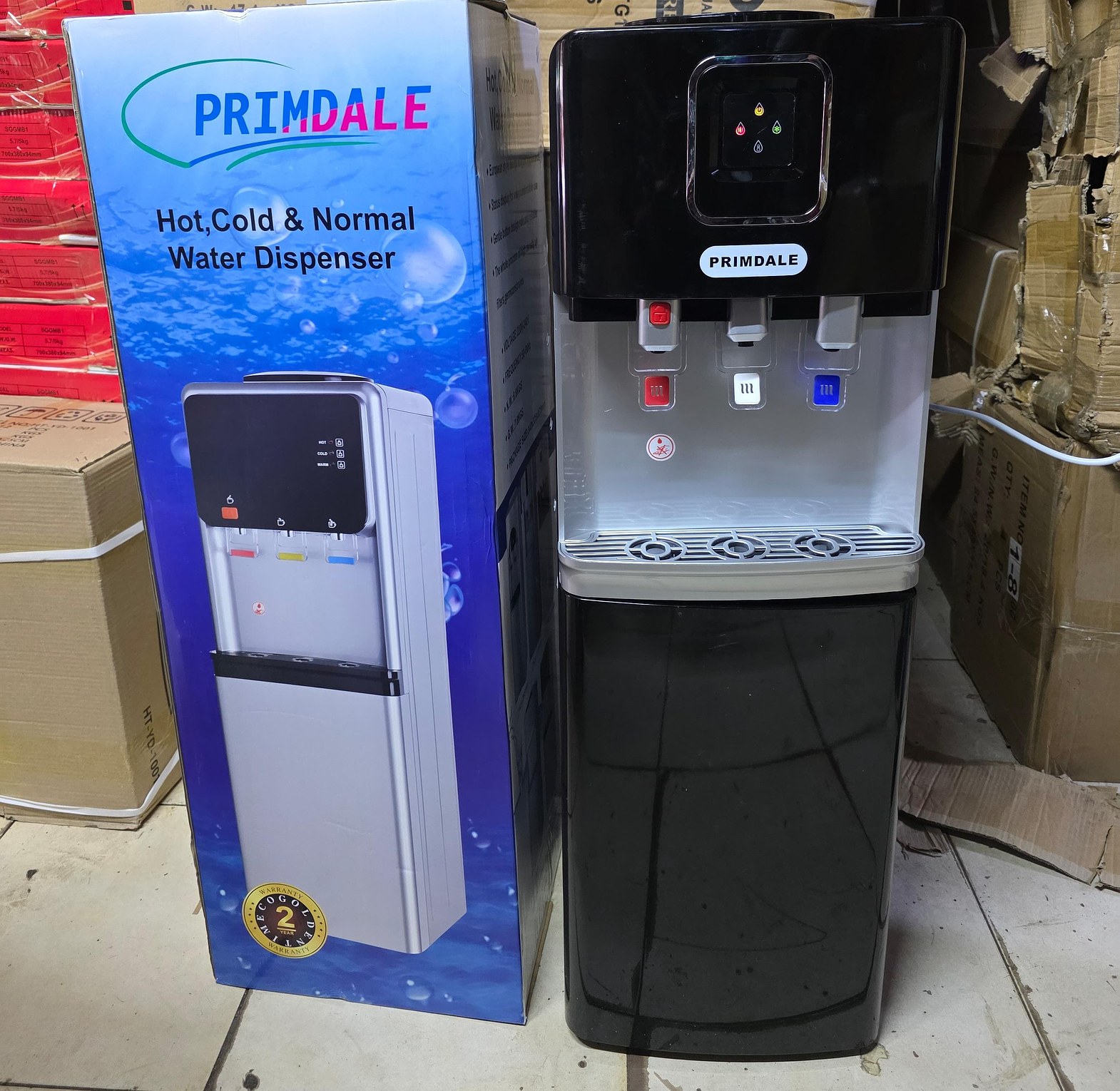 Water Dispenser. Primdale Hot , Normal And Cold Water Dispenser image