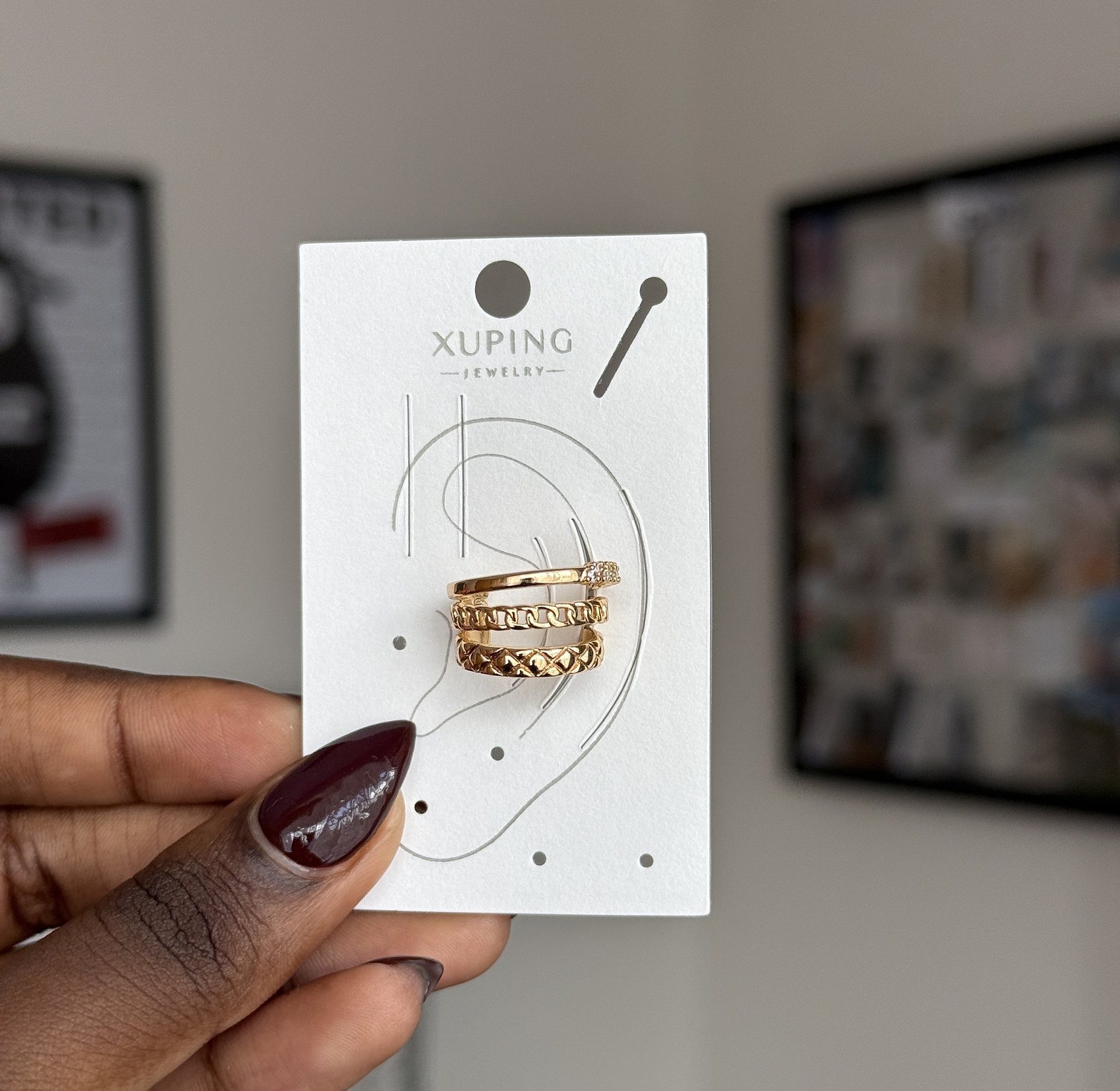 Crystal Harmony Ear cuff image