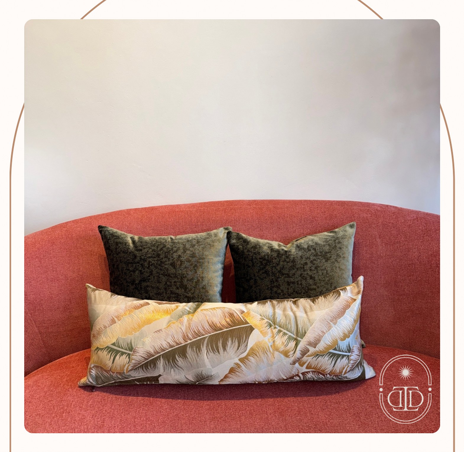 Tropical Lumbar cushion cover. image