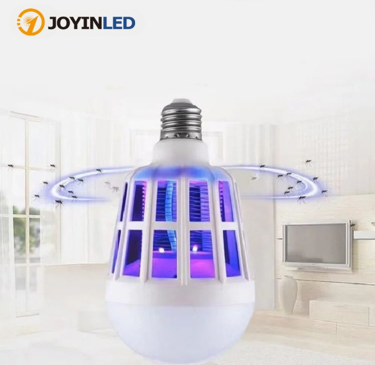 20W Mosquito Killer LED Bulb E27 Screw Base - Powerful Electric Insect Zapper & Energy Saving Light for Homes & Offices Nairobi Kenya image
