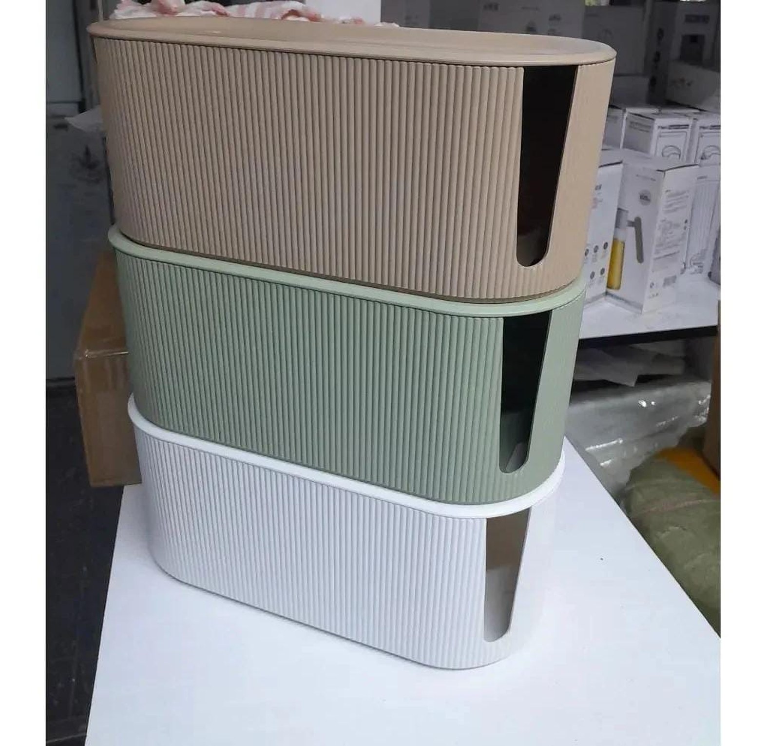 Extension cable organizer box image
