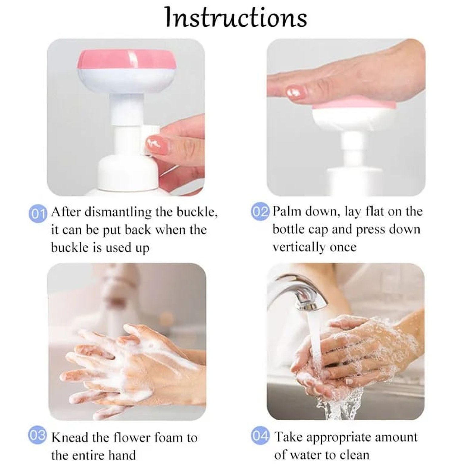 Foam Flower Hand Soap Dispenser image