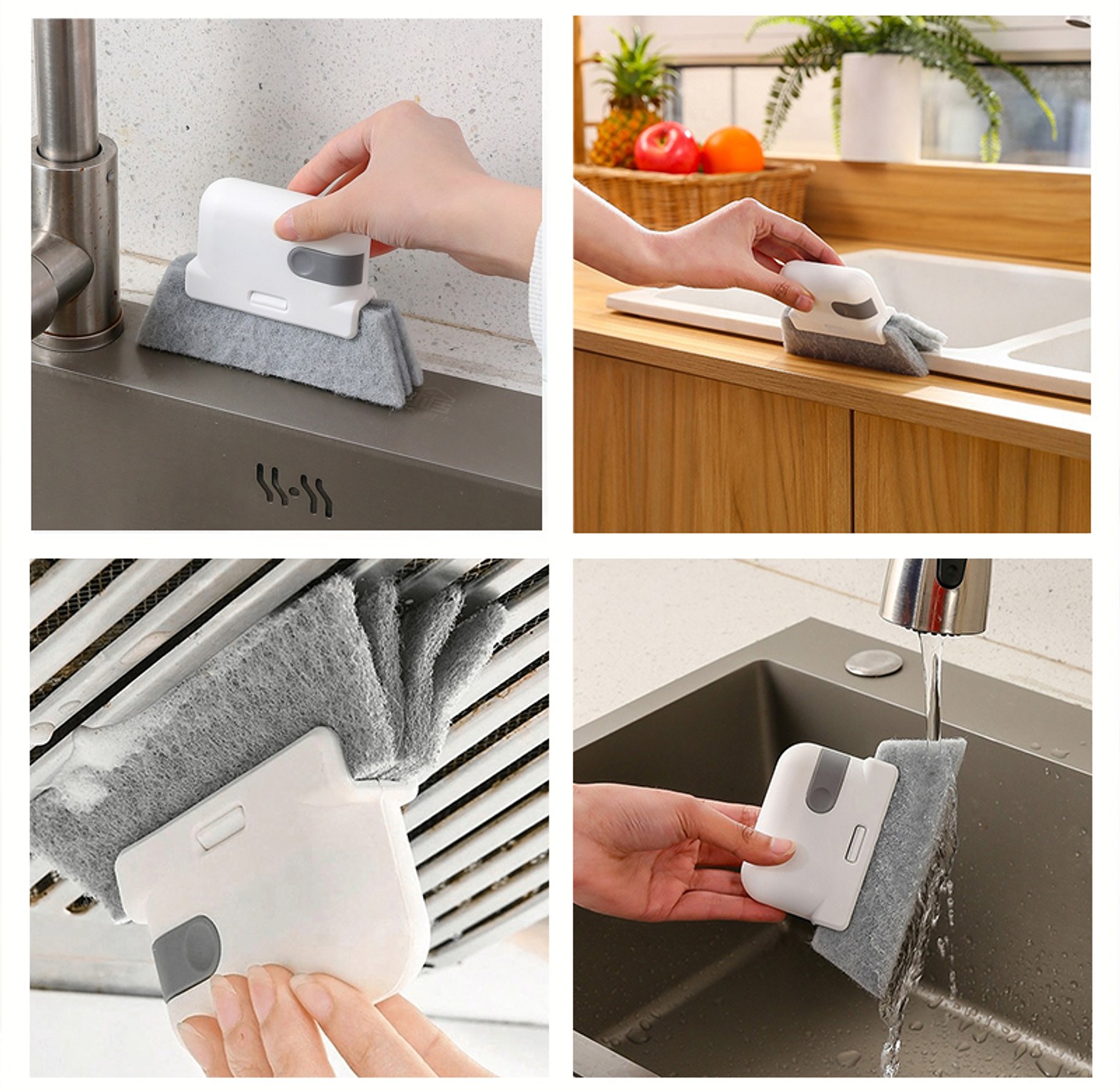 Window Groove Cleaning Brush, Window Crevice Cleaner Tool image