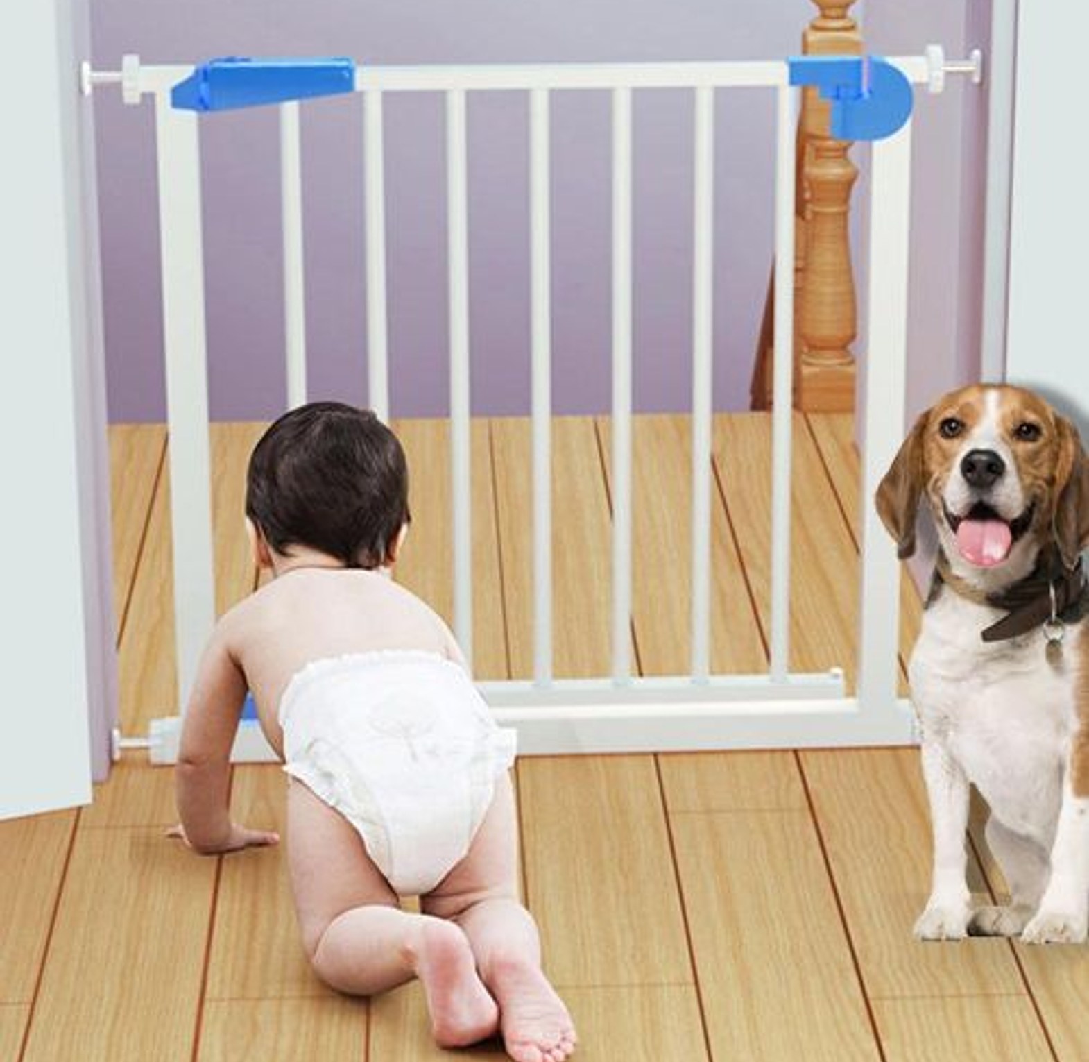 Safety Baby Gate.  Kindly Watch The Video Below Adjustable btwn 76cm to 83cm image