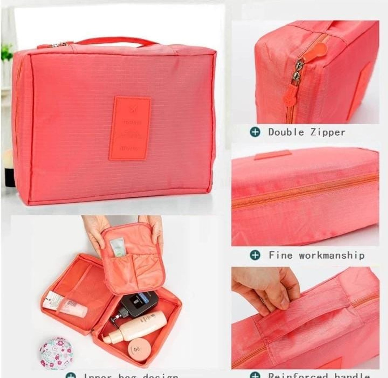 Portable Travel Toiletry Bag | Cosmetic Makeup Organizer image