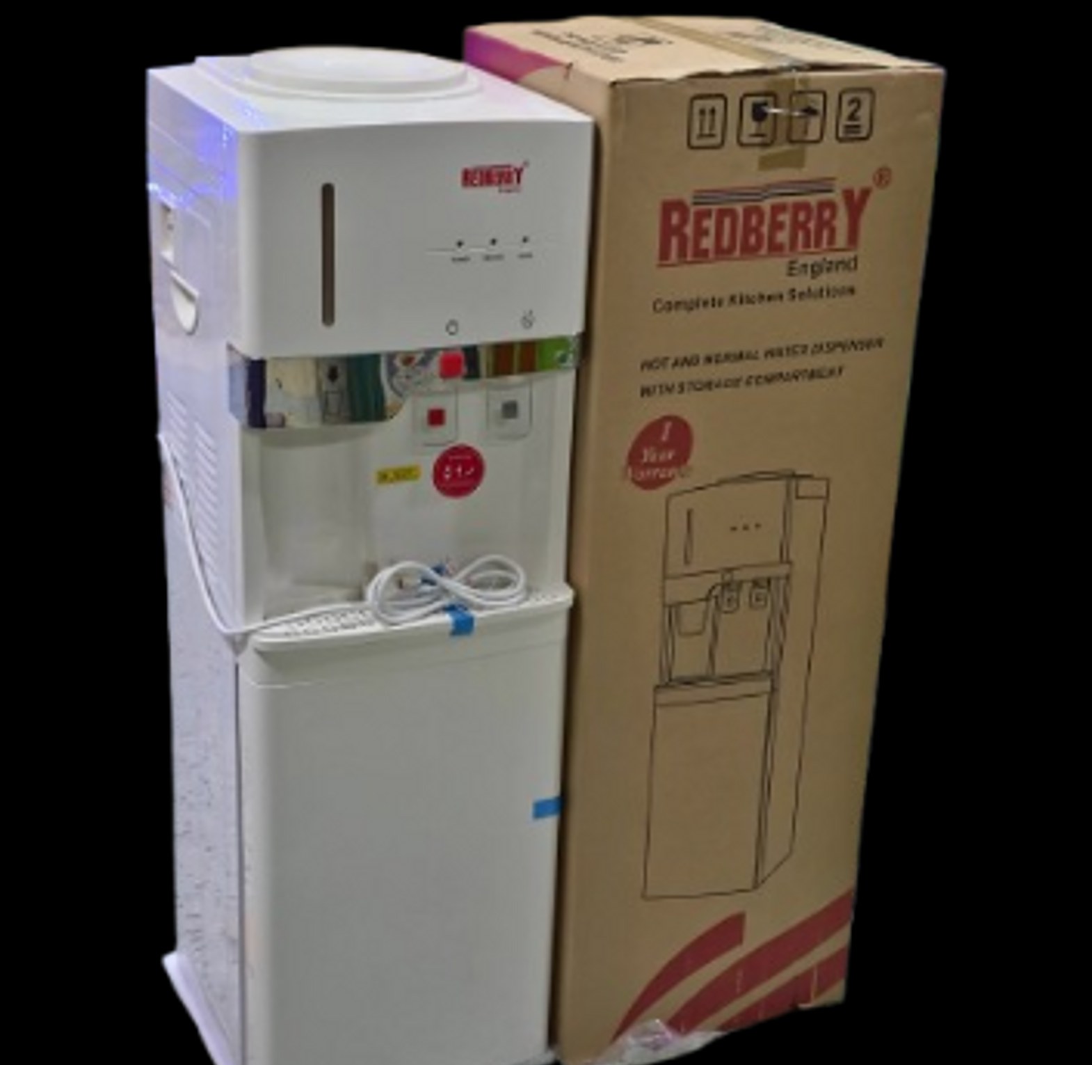 Redberry Hot and Normal Water Dispenser with a Storage Compartment image