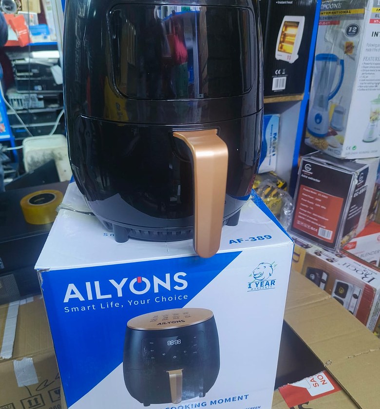 AIRFRYER. Alyons 5Liters Non Stick Air-fryer Electric Hot Oven Oil-less Cooker Baking image