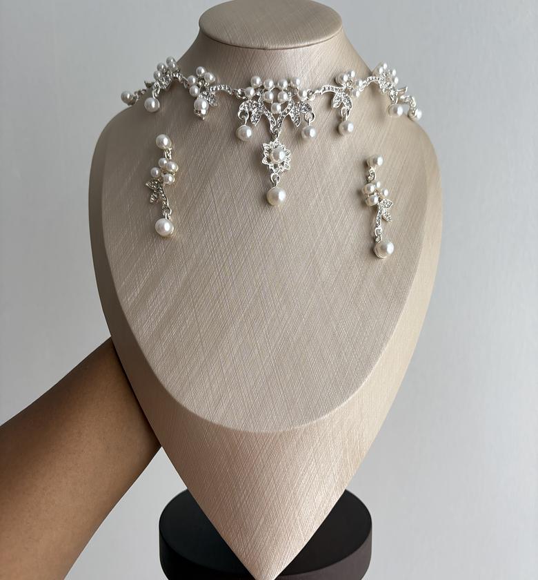 Tahlia Statement Set - Silver image