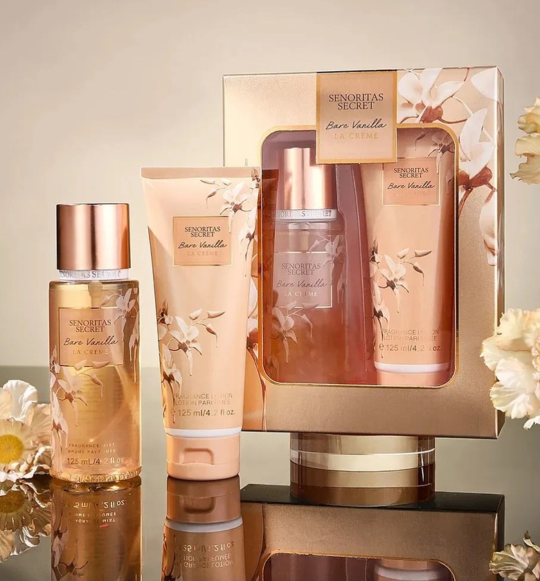 Senoritas Secret Bare Vanilla La Creme Perfume Gift Set with 125ml Perfume Body Mist & 125ml Perfume Lotion  image