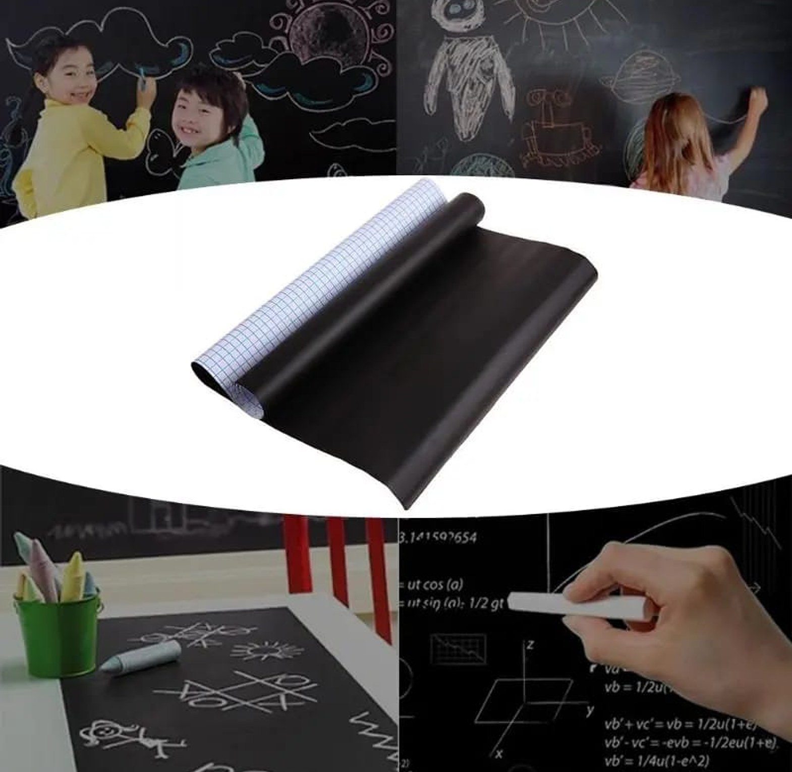 Self_adhesive blackboard stickers image