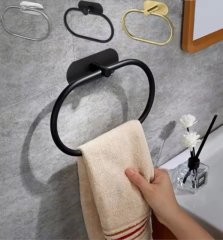 Modern Wall-Mounted Towel Holder –  image