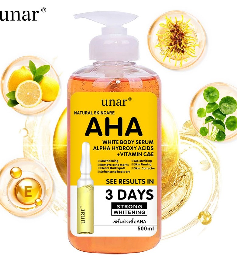 AHA White Body Serum image