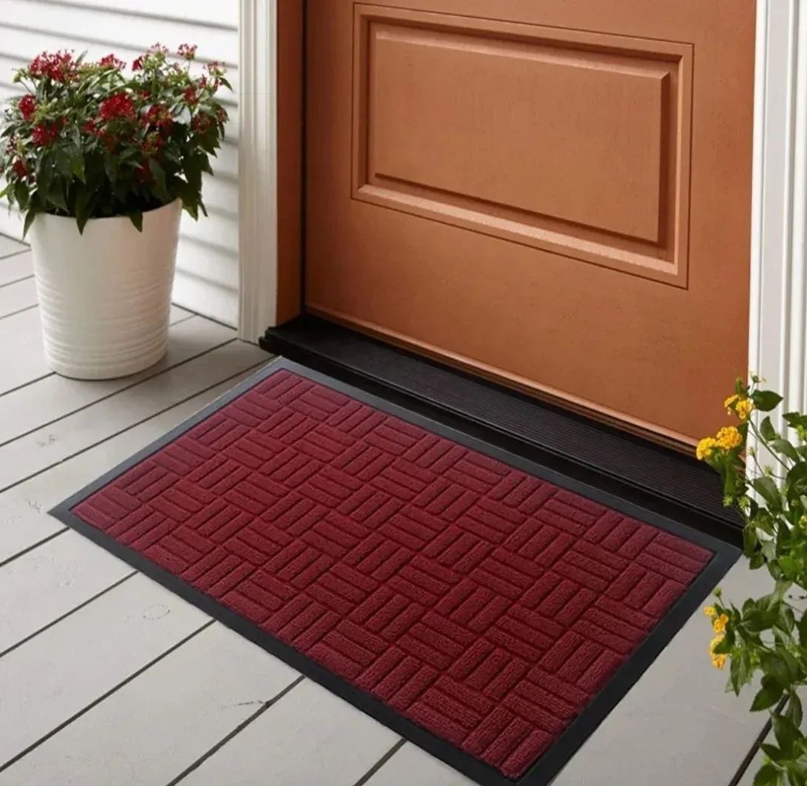 Non-Slip Wear-Resistant Rubber Doormat image