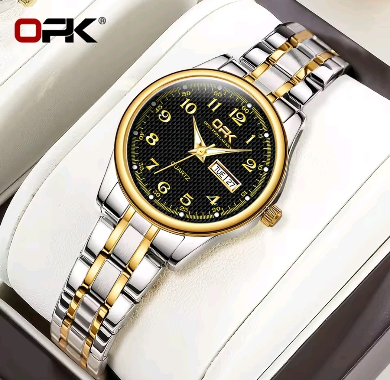 OPK Stainless Steel Water Resistant Women's Watch image
