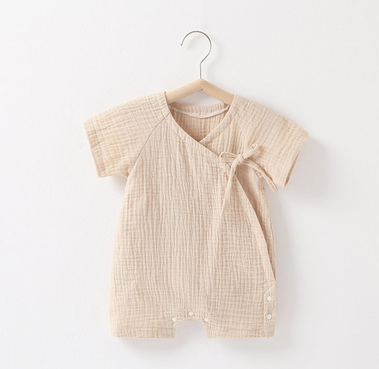 Gentle Wrap Muslin Newborn Romper image