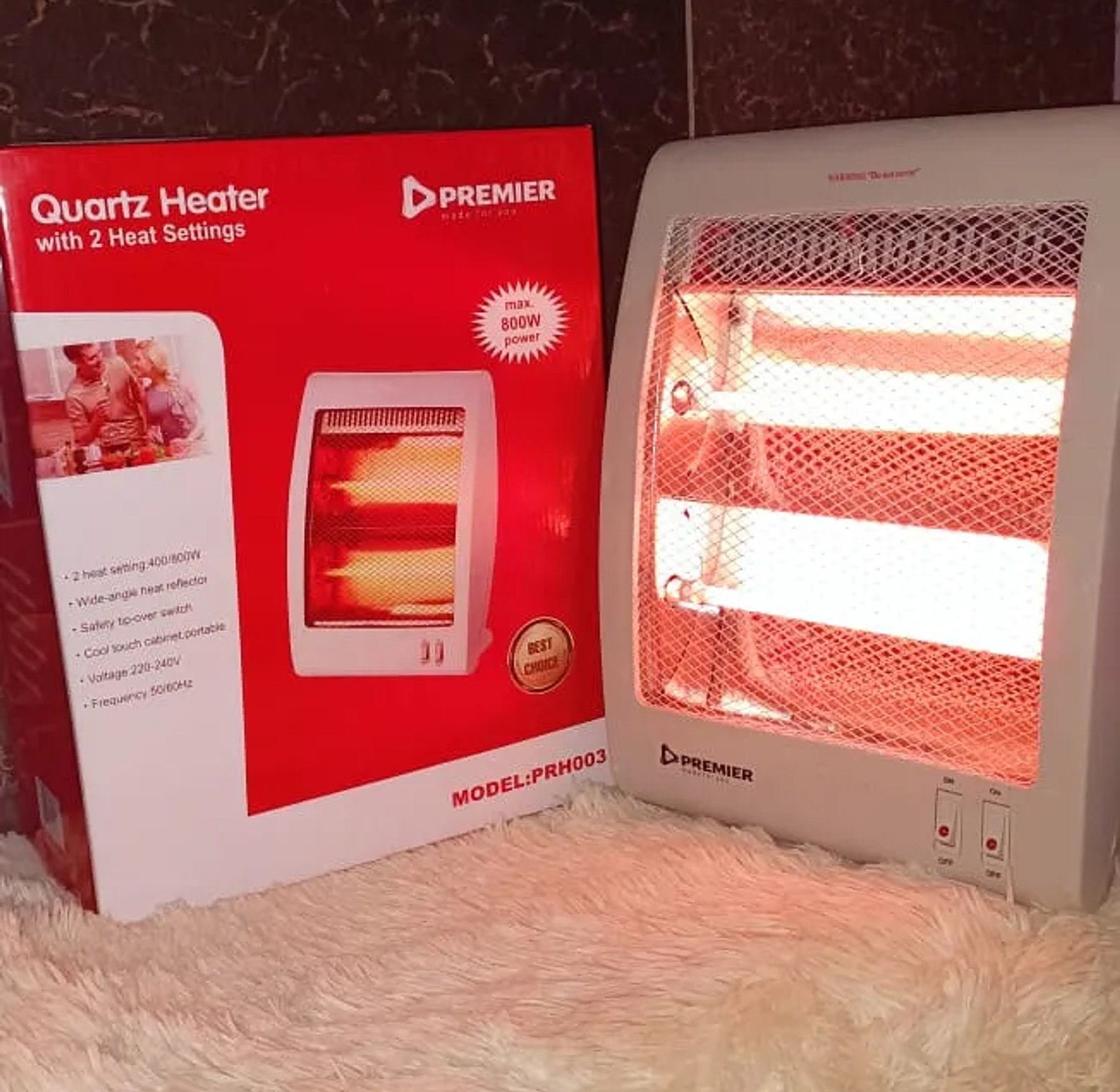 Room heater 800w image