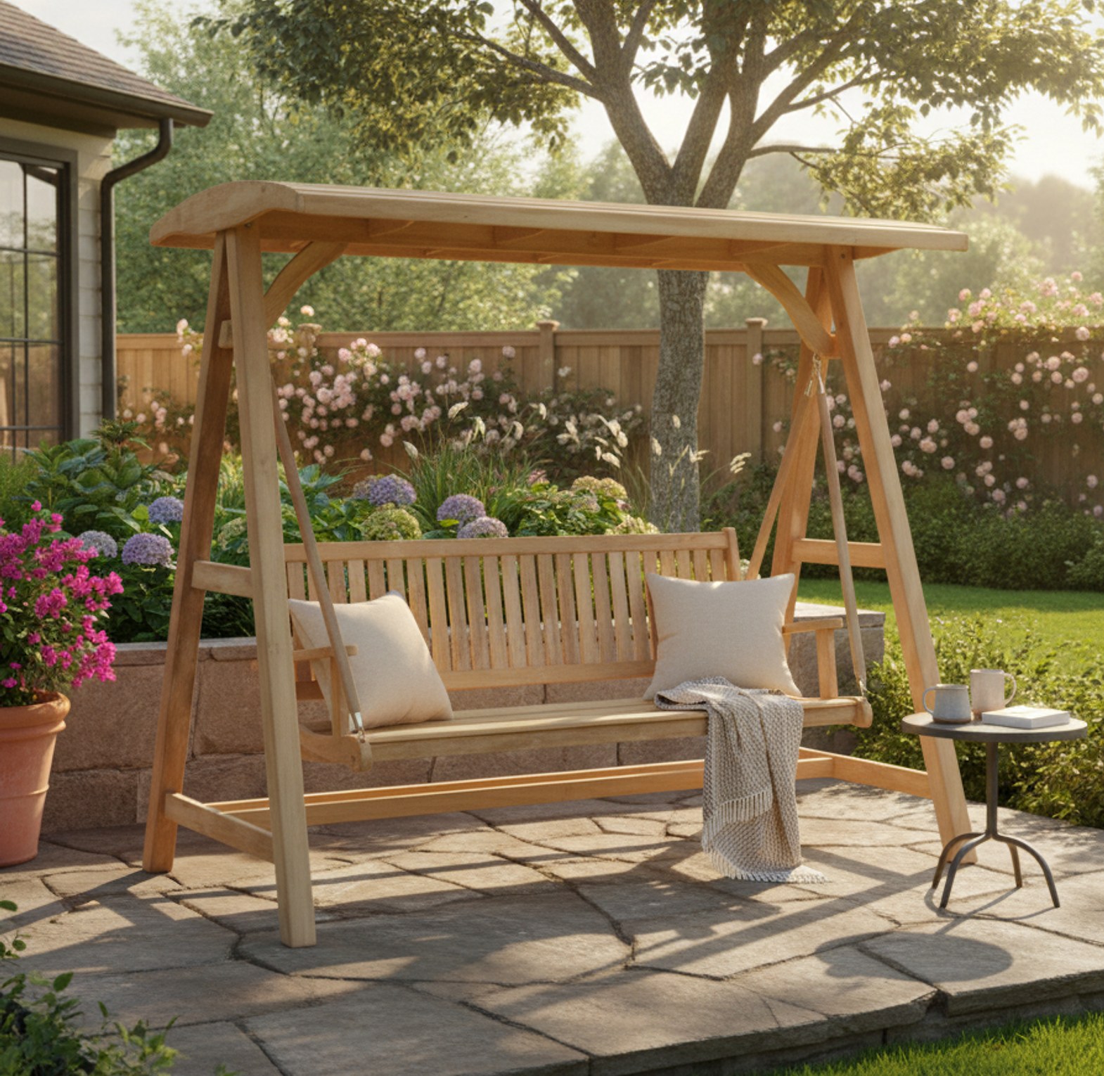 Garden Swing Bench image