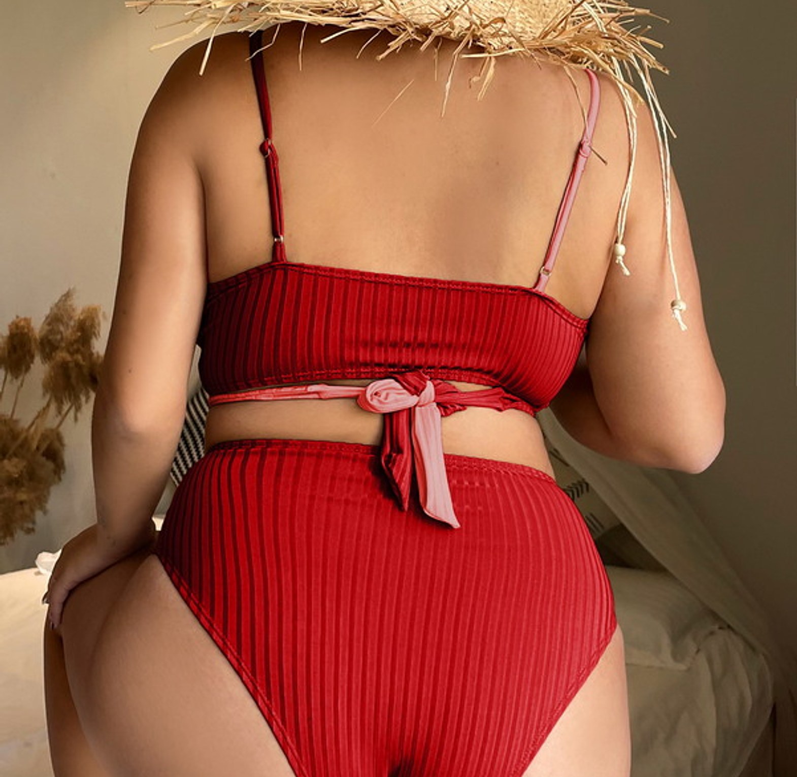F004 2PC Beachwear Set image