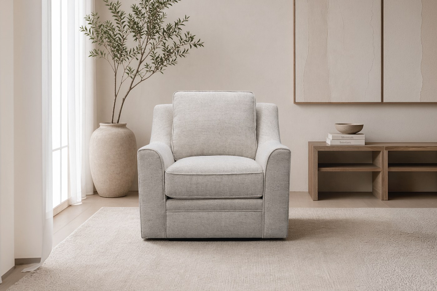ELARA Swivel Accent Chair image 1