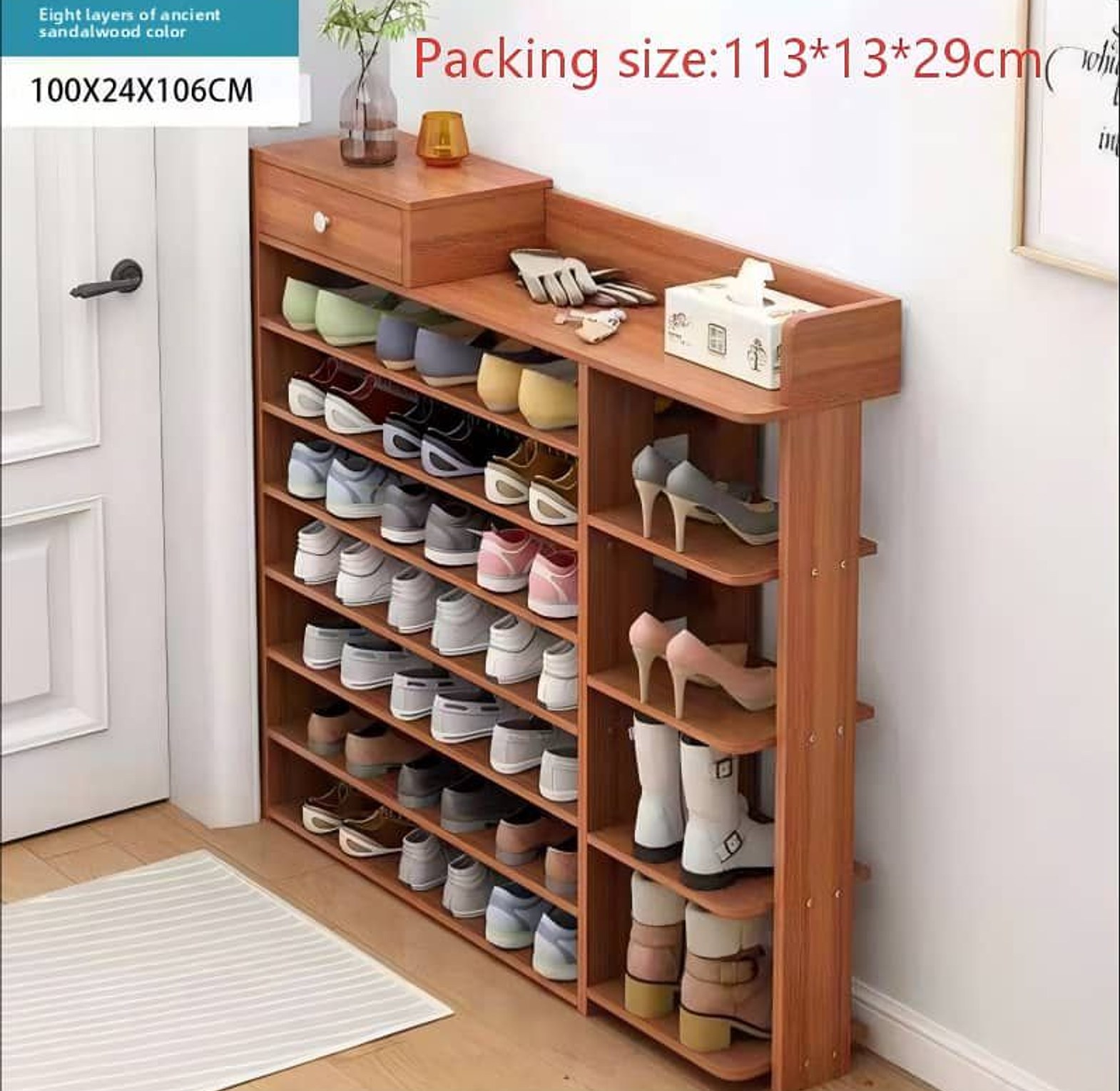Modern heavy duty shoe rack image