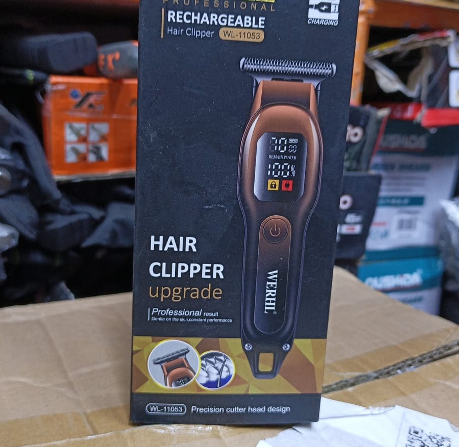 Electric Shaver. WERHL Rechargeable Hair Clipper, model WL-11053. image