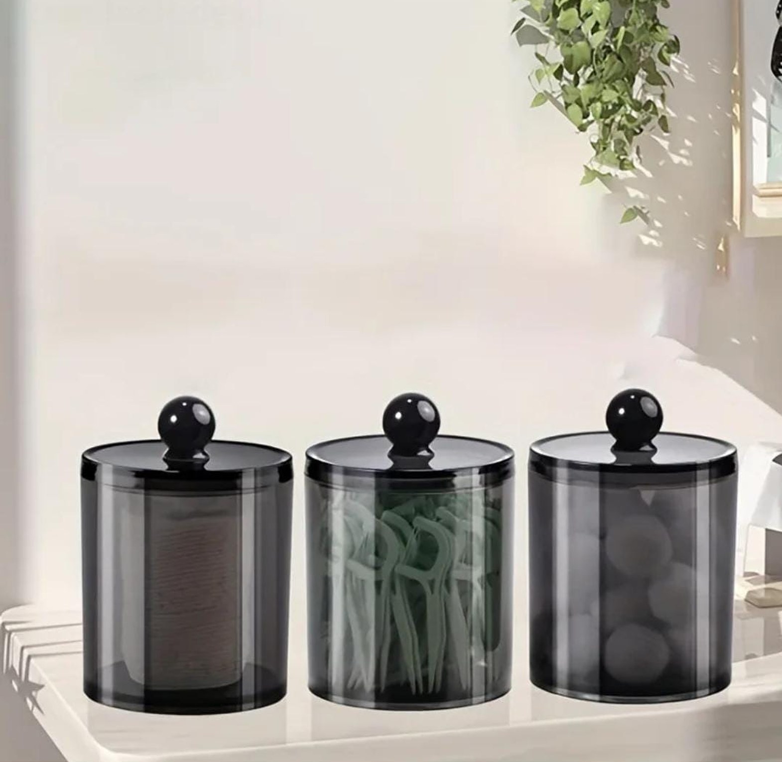Plastic Black Storage Dispenser image