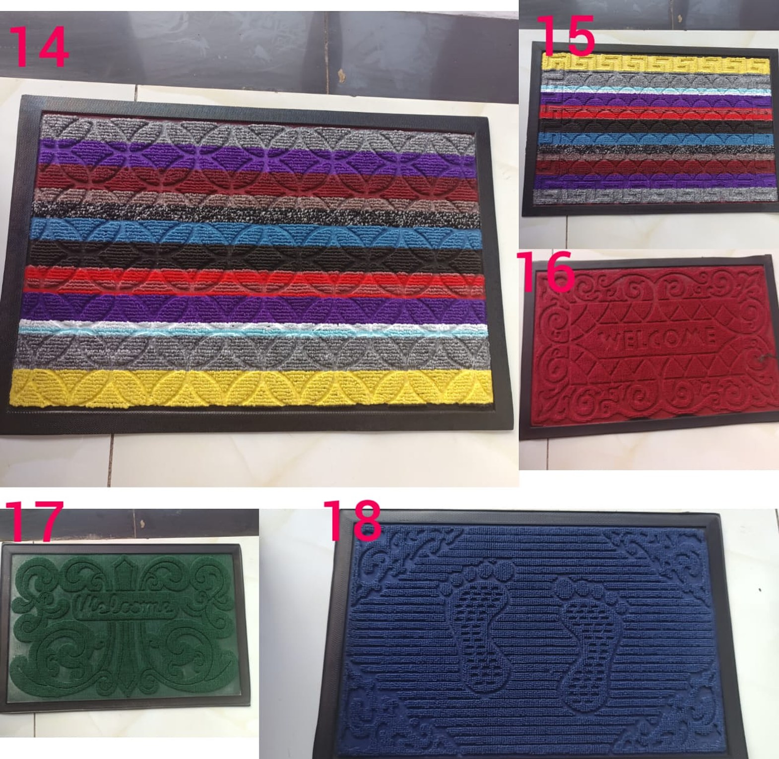 Plain/Patterned Door Mat (40x60 Cm) image