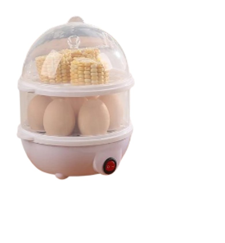 Double Layer Electric Egg Boiler Automatic Off 14 Egg Poacher  image