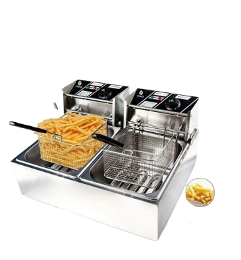Deep Fryer. Nunix Double Deep Fryer image