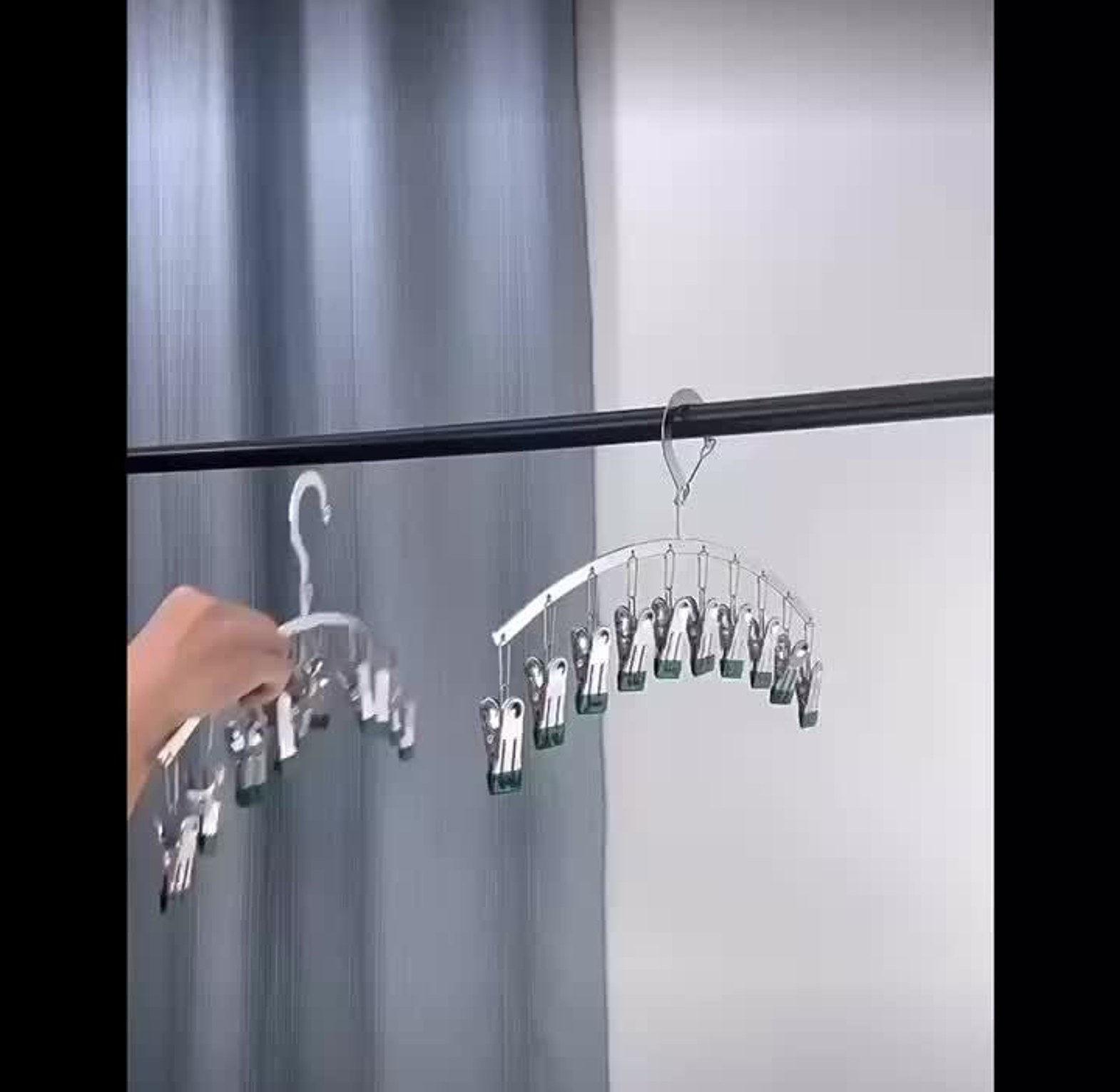 10pegs stainless steel hanger  image