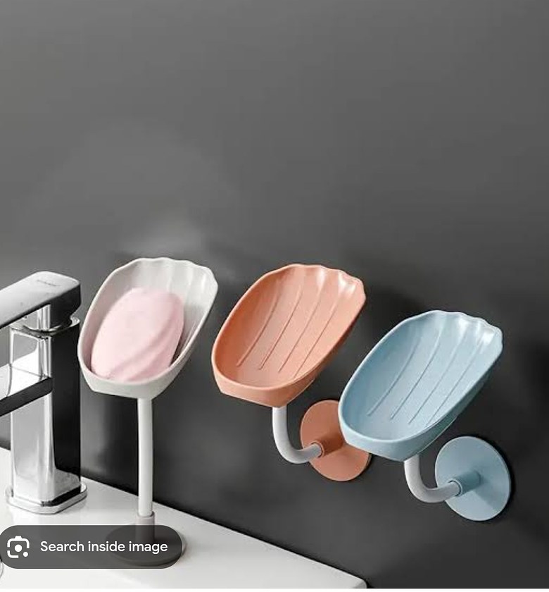 Suction-Free Bending Soap Holder image