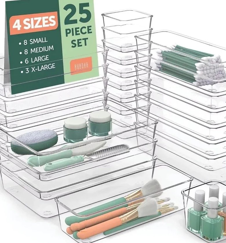 25-Piece Stackable Drawer Organizer Set image