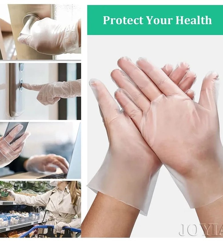 TPE Plastic Disposable Gloves image