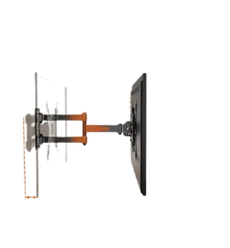 TV MOUNT. Full-Motion TV wall mount For Size 14inch To 42inch TV image